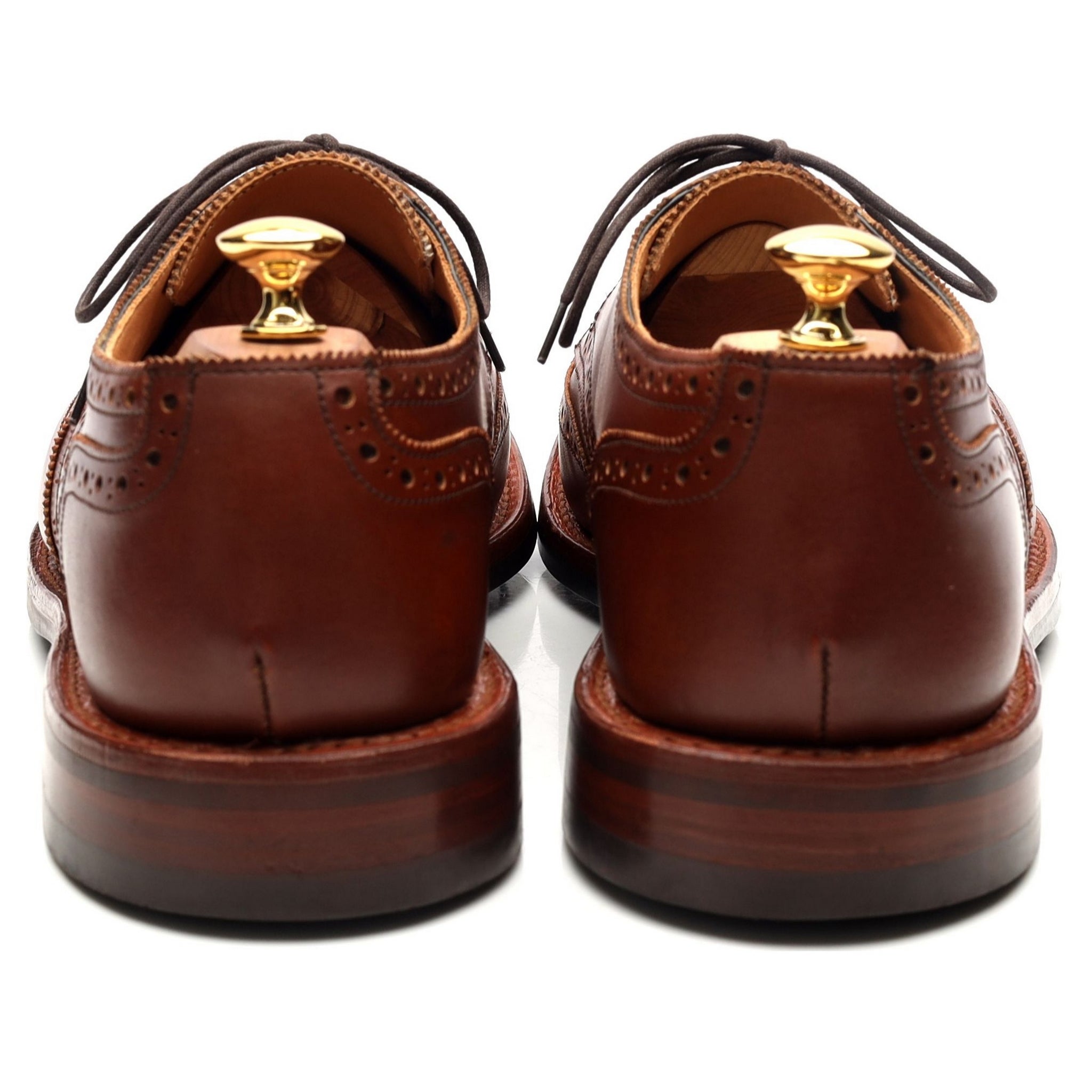 Tricker's Newbury derbies cuir camel pointure UK 11
