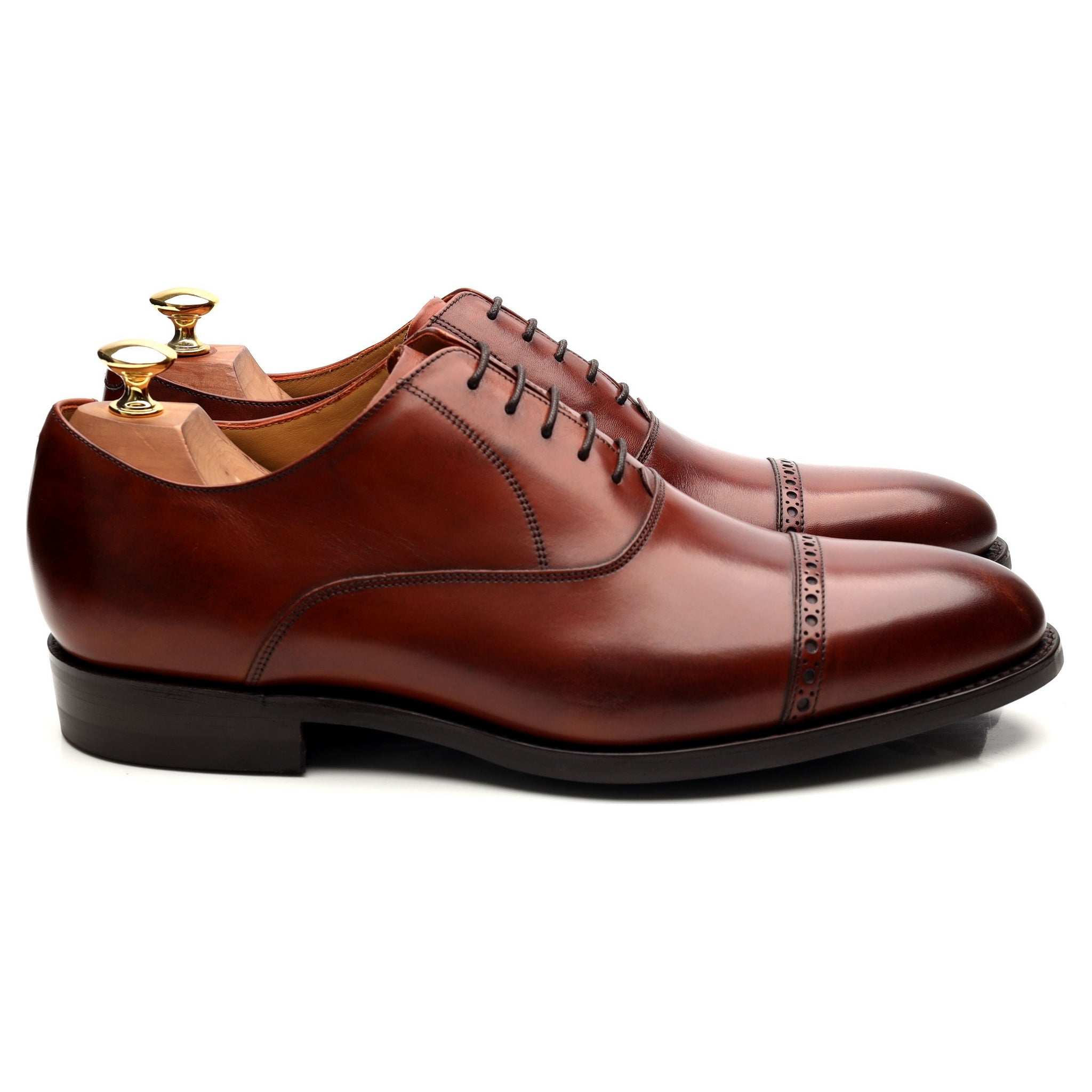 Barker Burford oxford cuir marron UK 9