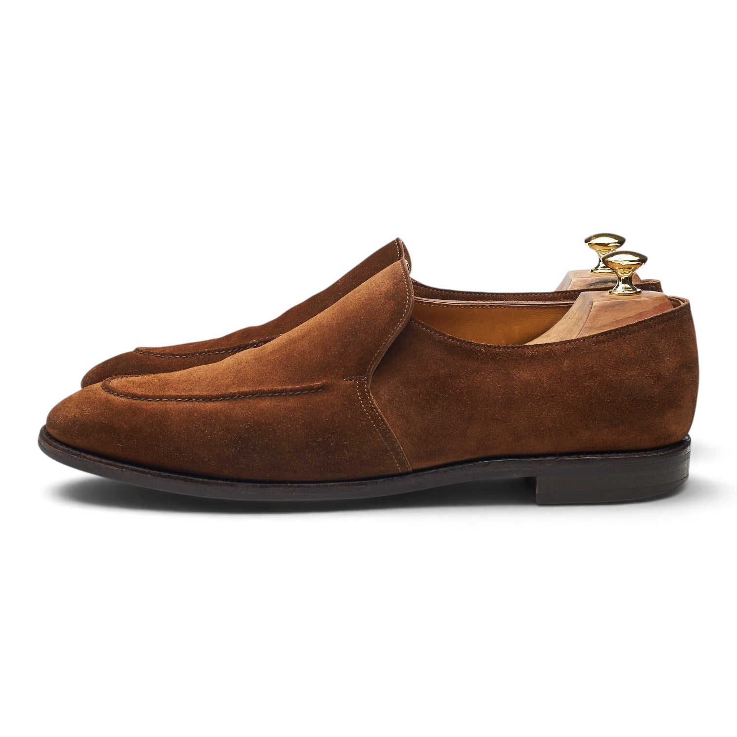 John Lobb Evesham mocassins suède marron 10.5 UK