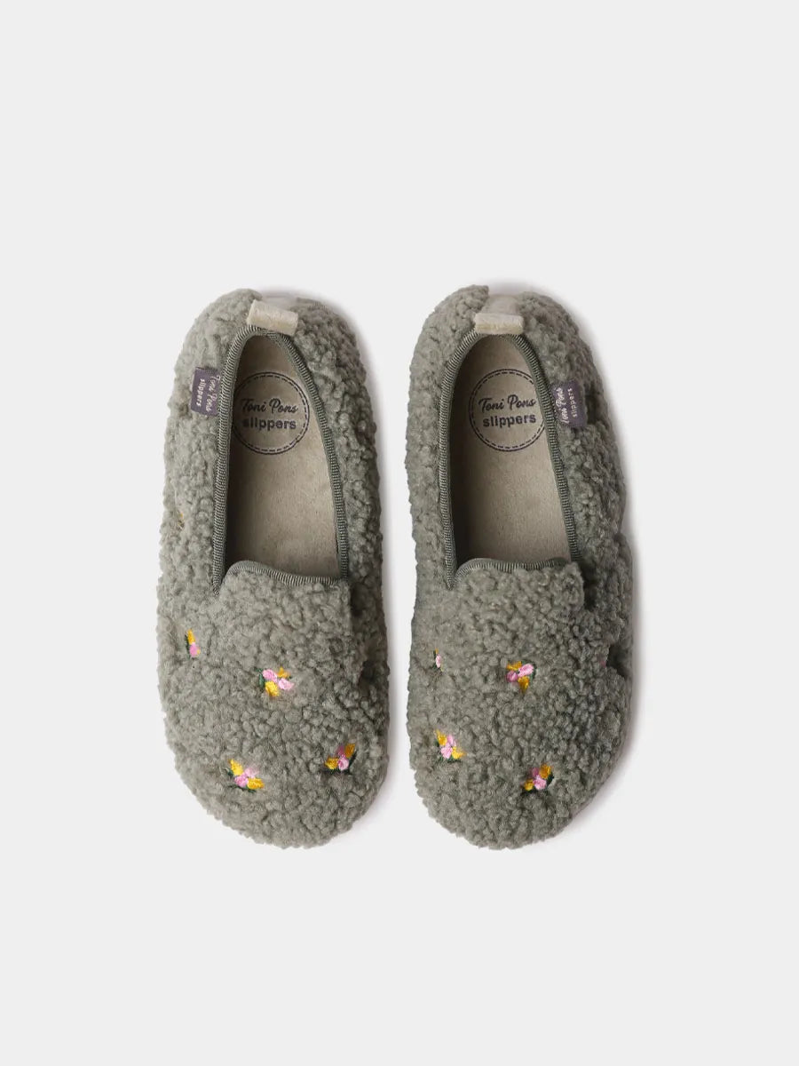Toni Pons Maily-BB babouche femme shearling brodé