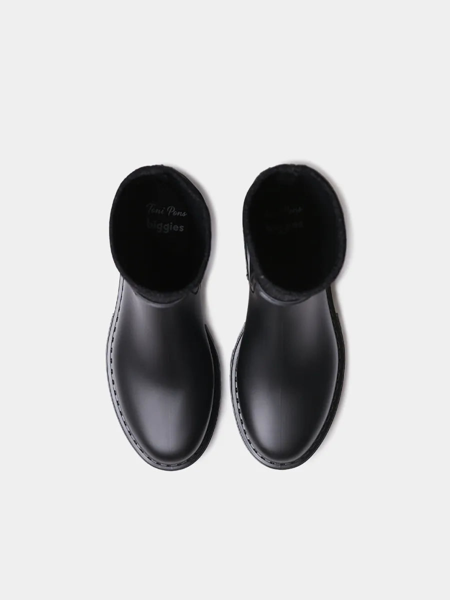 Toni Pons Coventry bottine de pluie femme chelsea noir