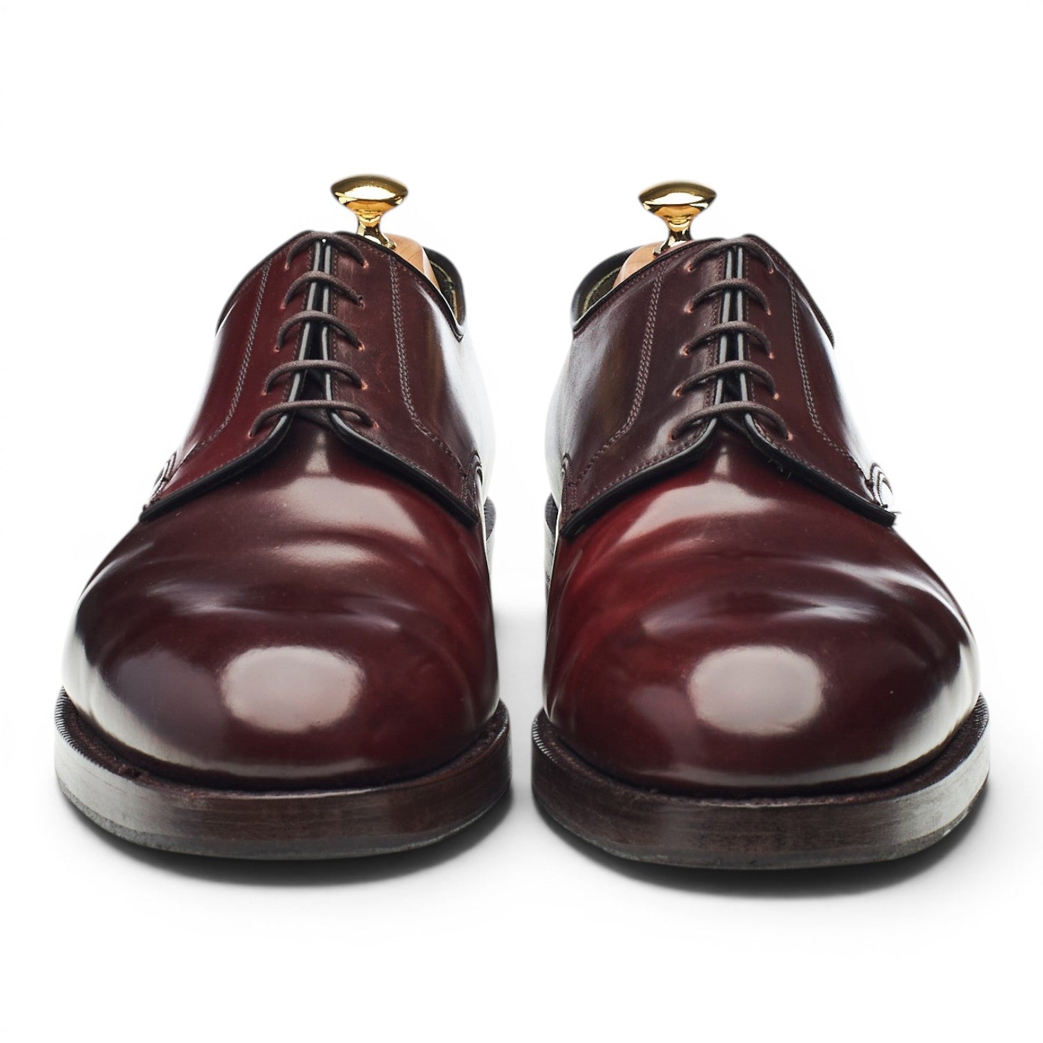 Crockett & Jones Grasmere derby cordovan bordeaux UK 12