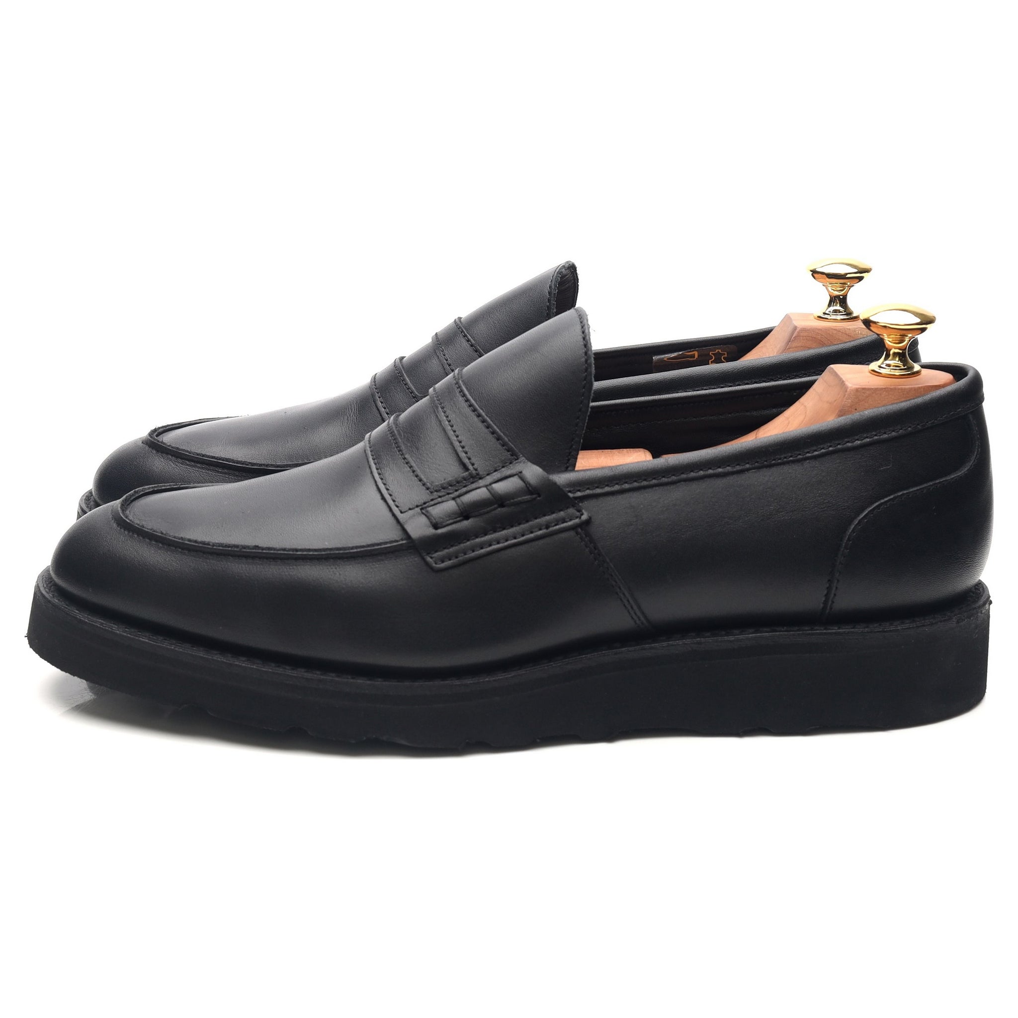 Studio Nicholson mocassins cuir noir UK 9