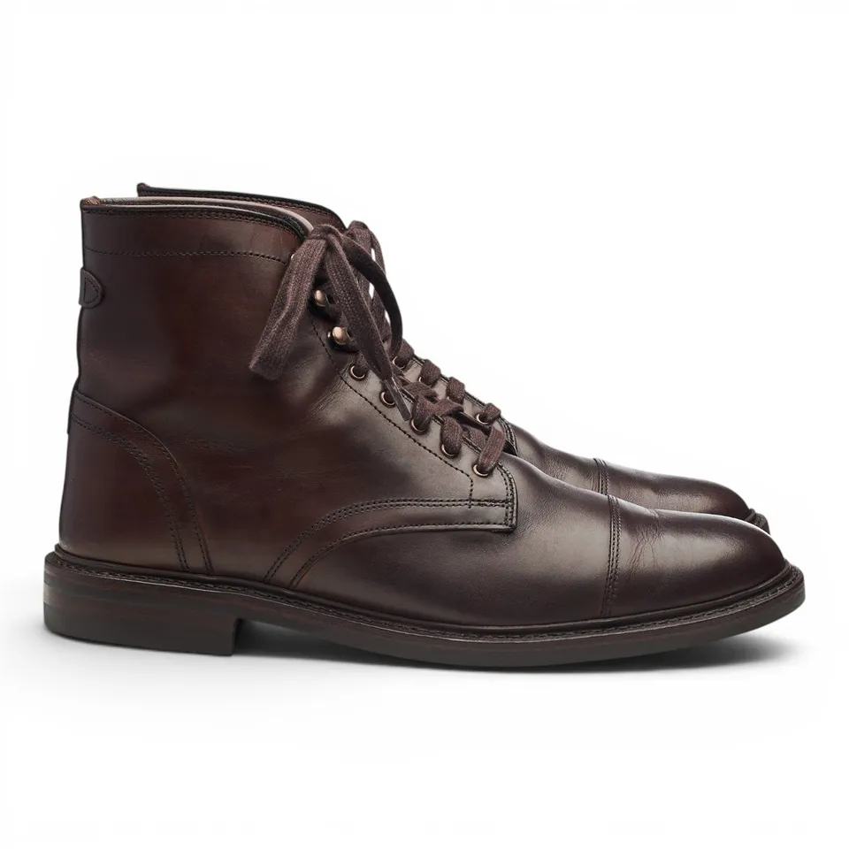 Allen Edmonds Landon boots cuir marron foncé UK 9,5