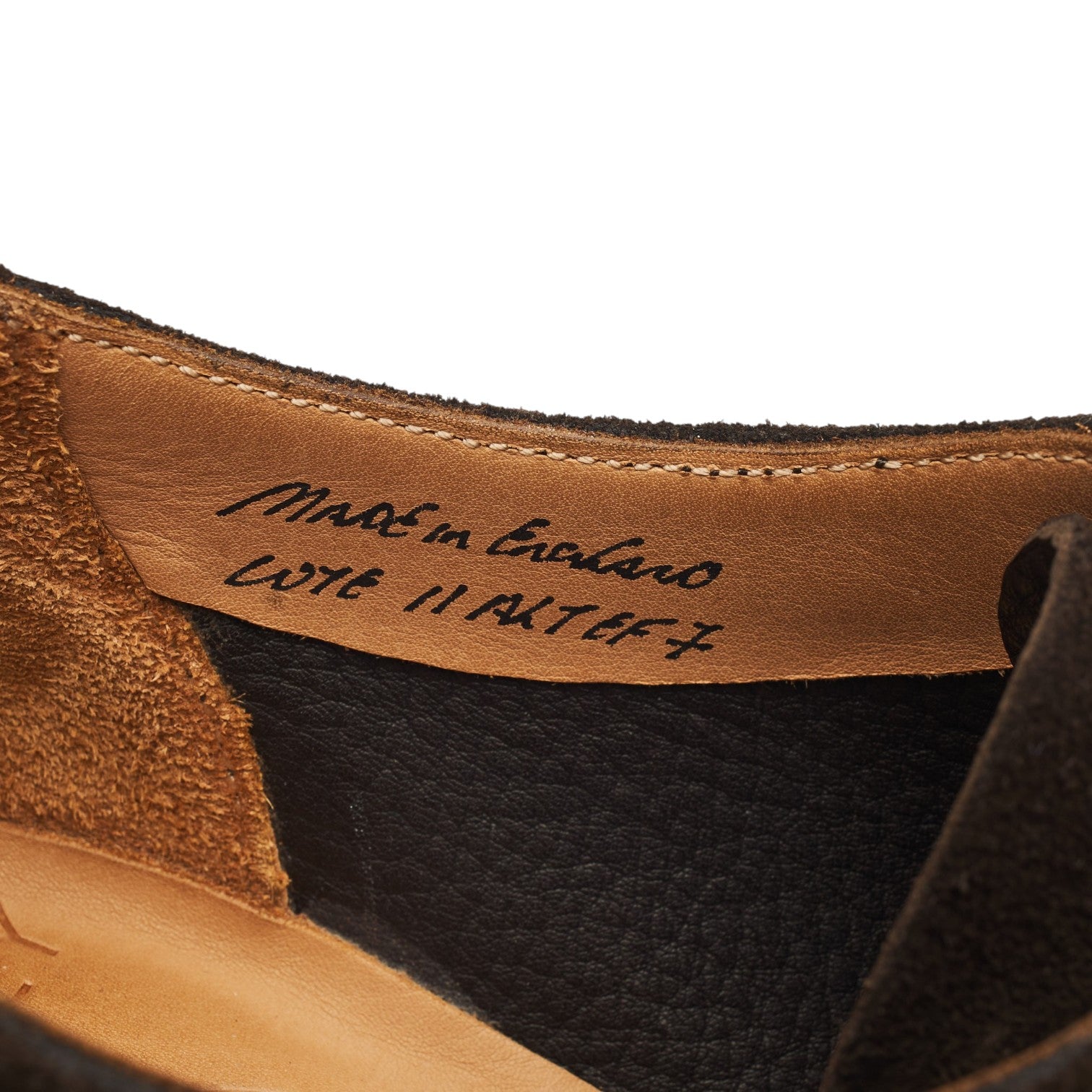 Cheaney Wye II derby daim marron foncé 7 UK cuir
