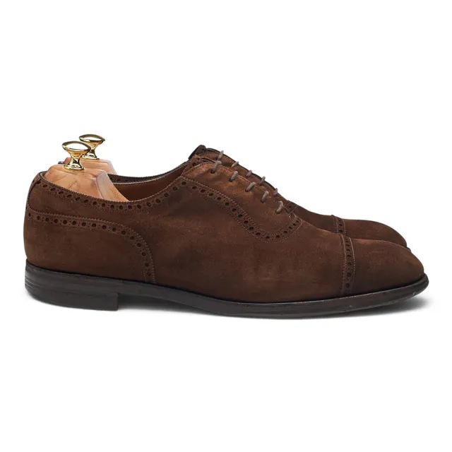 Edward Green Canterbury richelieu daim marron UK 10,5