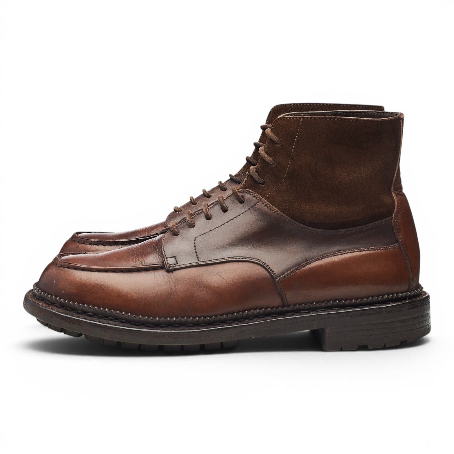 Yuketen Moc Toe boots cuir marron pointure 7,5