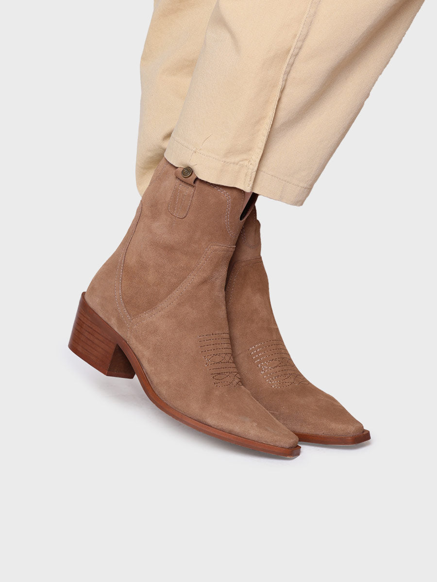 Toni Pons Irene-SY bottines femme daim marron