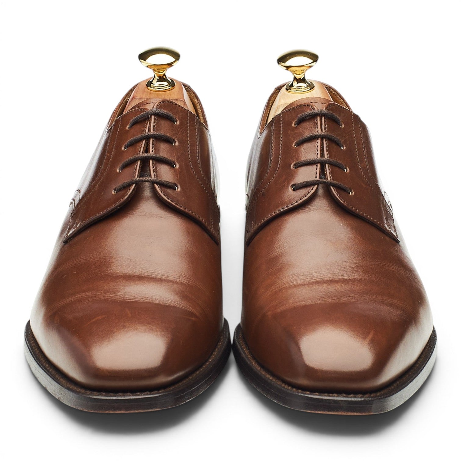 Loake Battersea derby cuir marron pointure UK 7 G