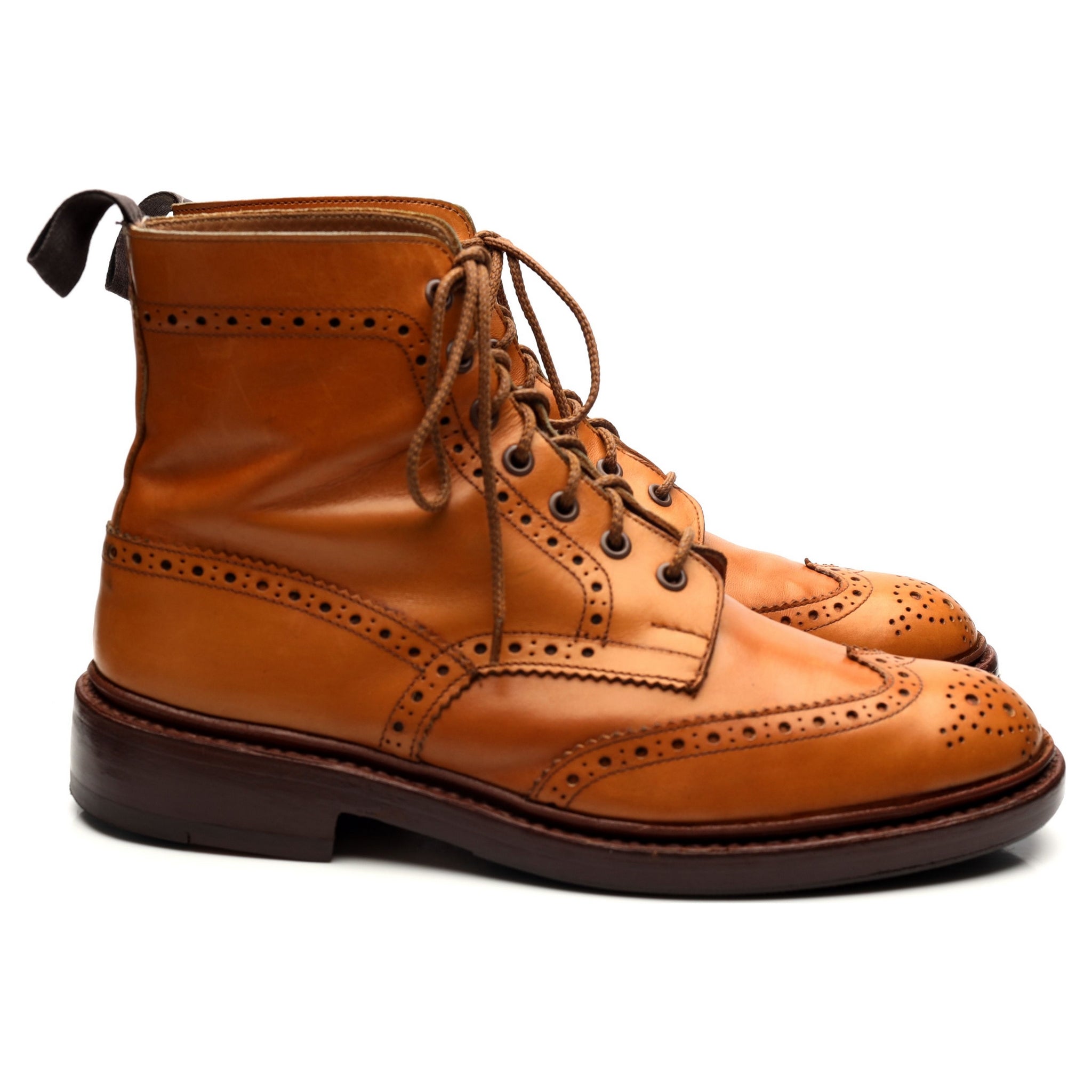 Tricker's Stow bottines cuir marron clair 9