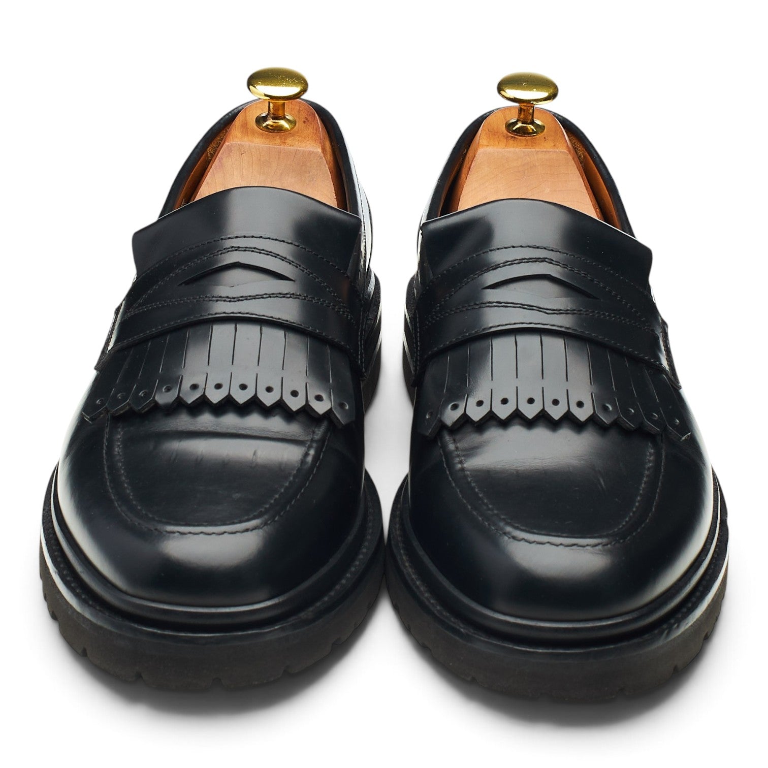 Wildsmith Model 80 mocassin frange noir UK 8
