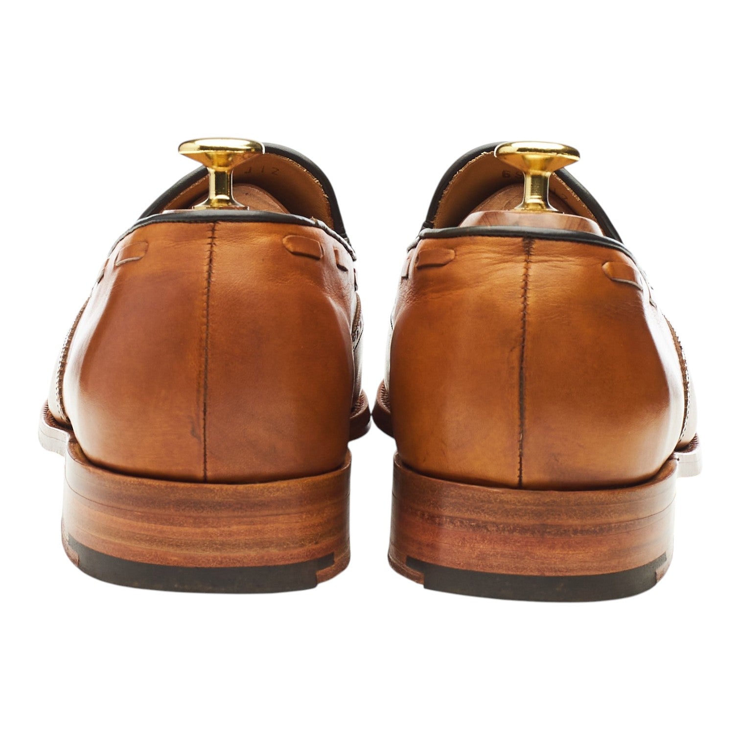 Herring Merton mocassin cuir marron clair UK 8.5 semelle cuir