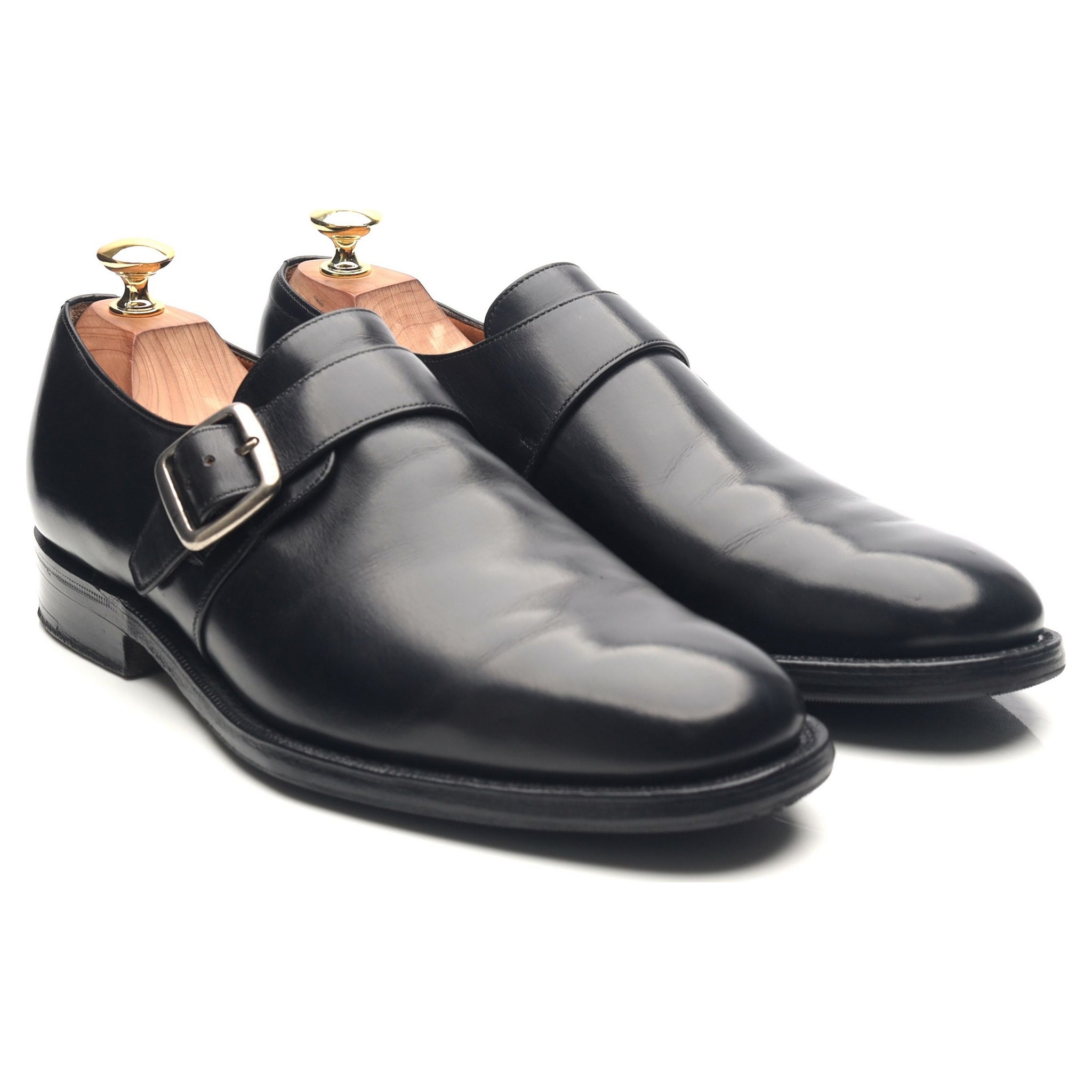 Church's Abington chaussures monk cuir noir pointure UK 8