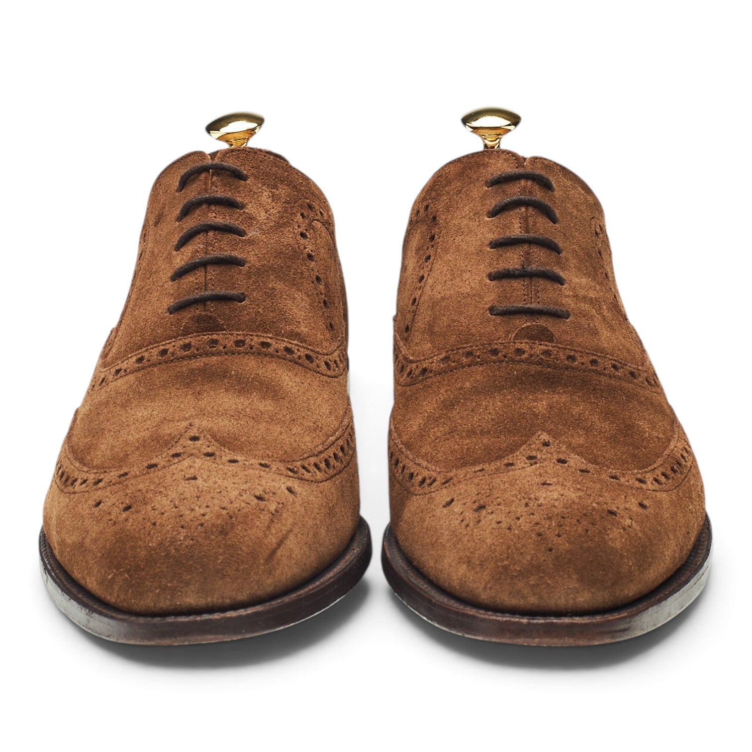 Barker Hampstead richelieu daim marron UK 10 G