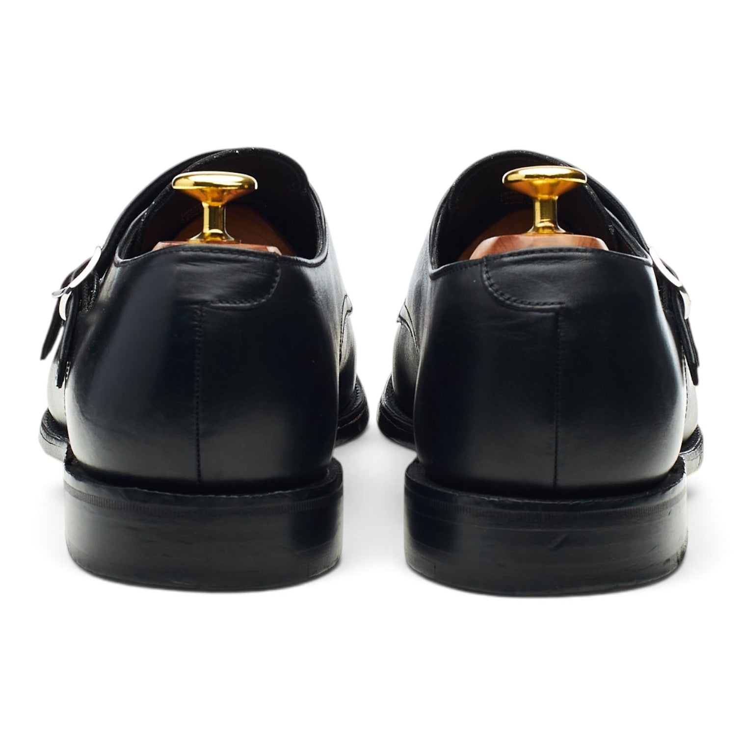Loake Cannon 1880 monk cuir noir UK 8 double boucle