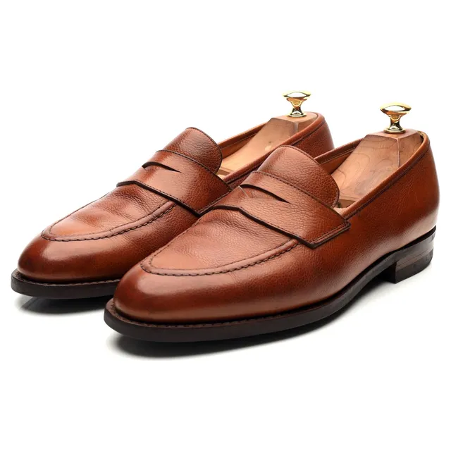 Crockett & Jones Stoke mocassin cuir marron UK 9