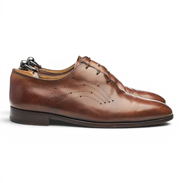 Berluti oxford wholecut cuir marron UK 8.5