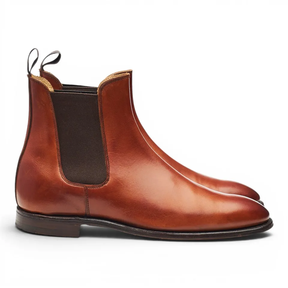 Crockett & Jones Bonnie bottines chelsea marron UK 4 cuir