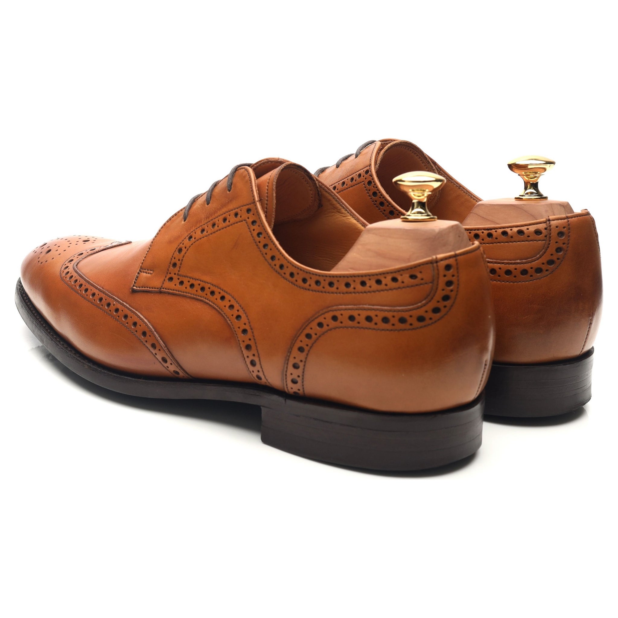 Barker Longworth derby brogue cuir marron 10 UK large