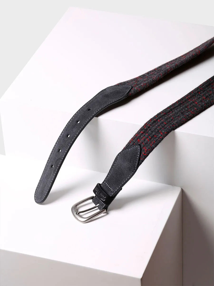 Toni Pons Eloi ceinture homme tissu boucle métal