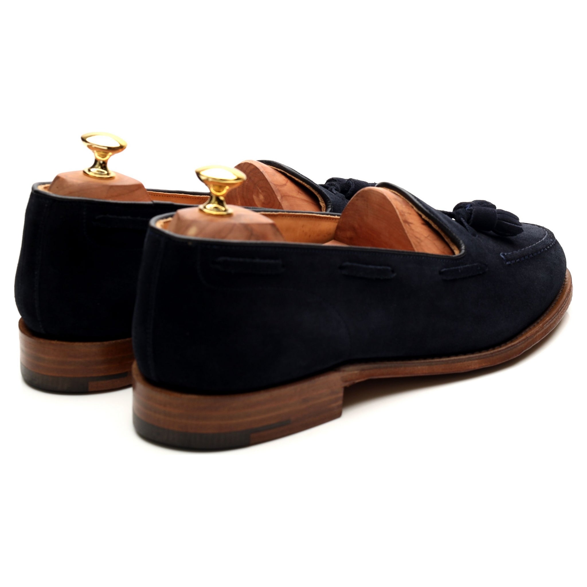 Church's Fosbury mocassin daim bleu marine 10 UK