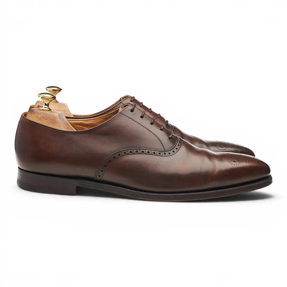Crockett & Jones Edgware oxford cuir marron UK 10