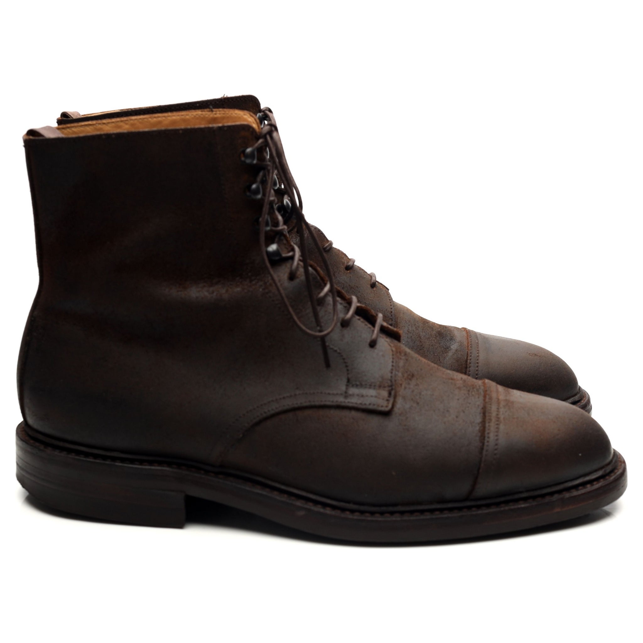 Crockett & Jones Coniston bottines daim marron UK 8