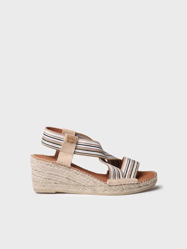 Toni Pons Tina espadrilles compensées femme beige