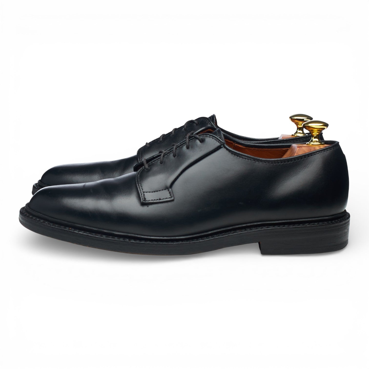 Allen Edmonds Leeds derby cuir noir UK 7 cousu Goodyear