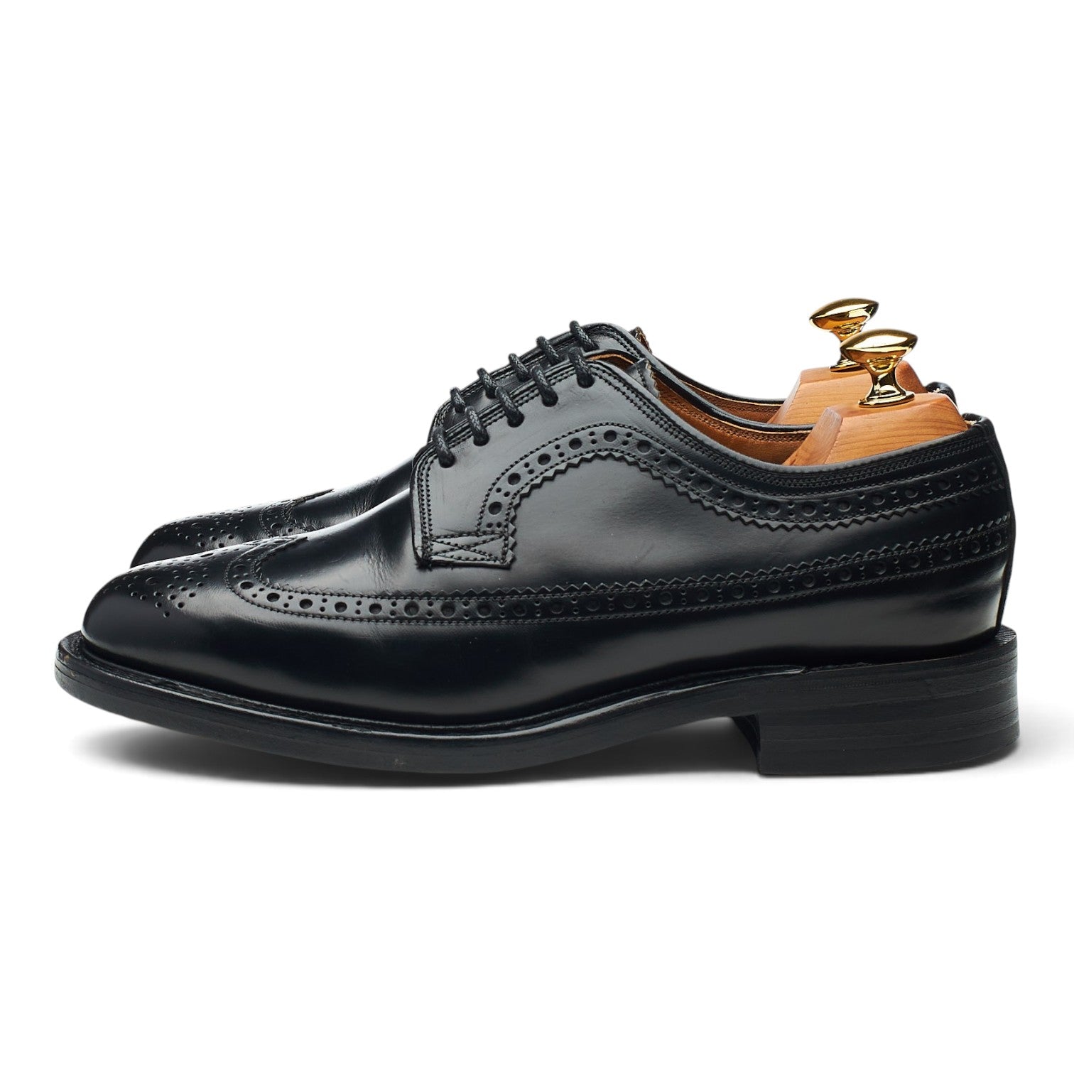Loake 803B derby brogues cuir noir UK 6.5