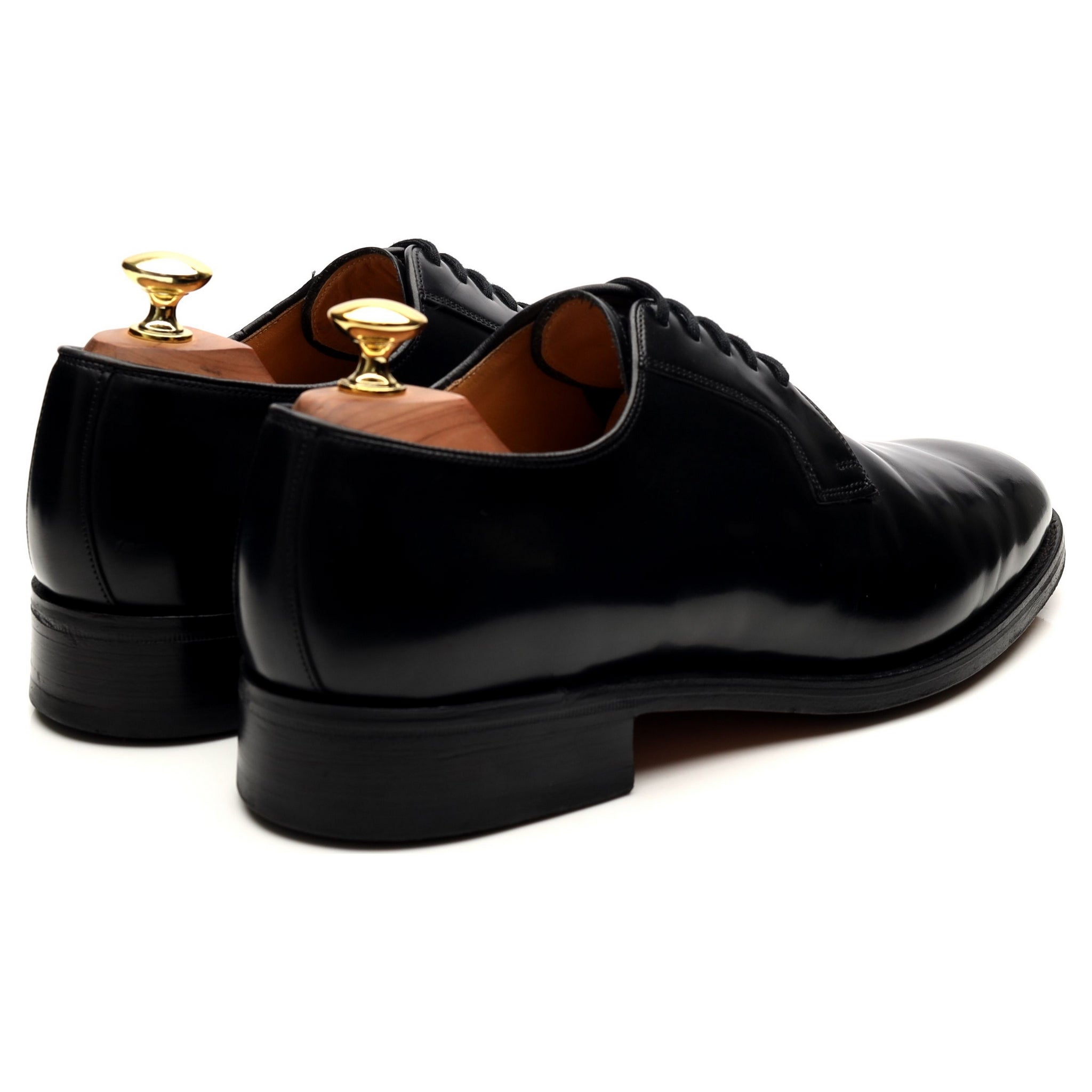 Barker Selwyn derby cuir noir pointure UK 8 semelle cuir