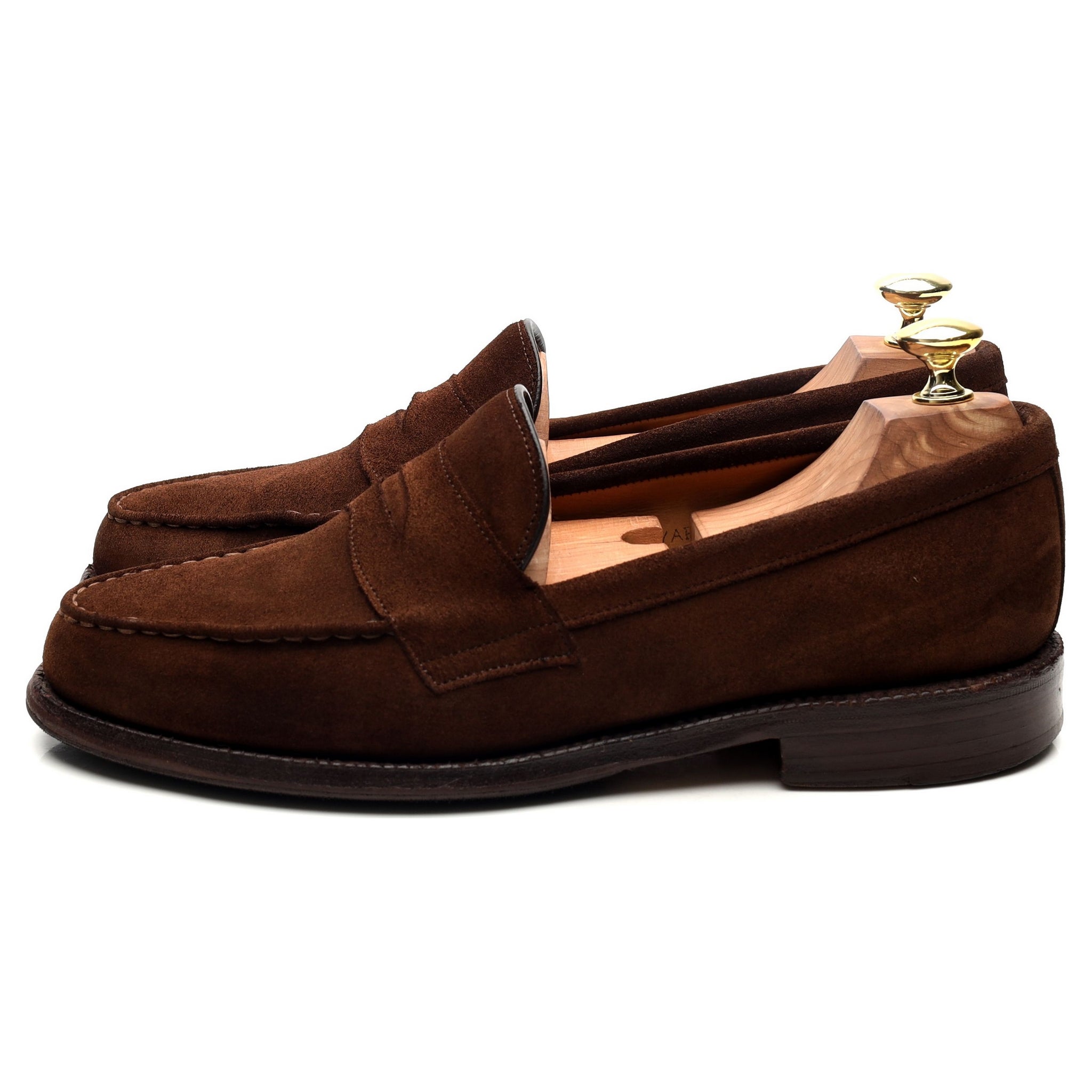 Cheaney Howard mocassins homme daim marron UK 7