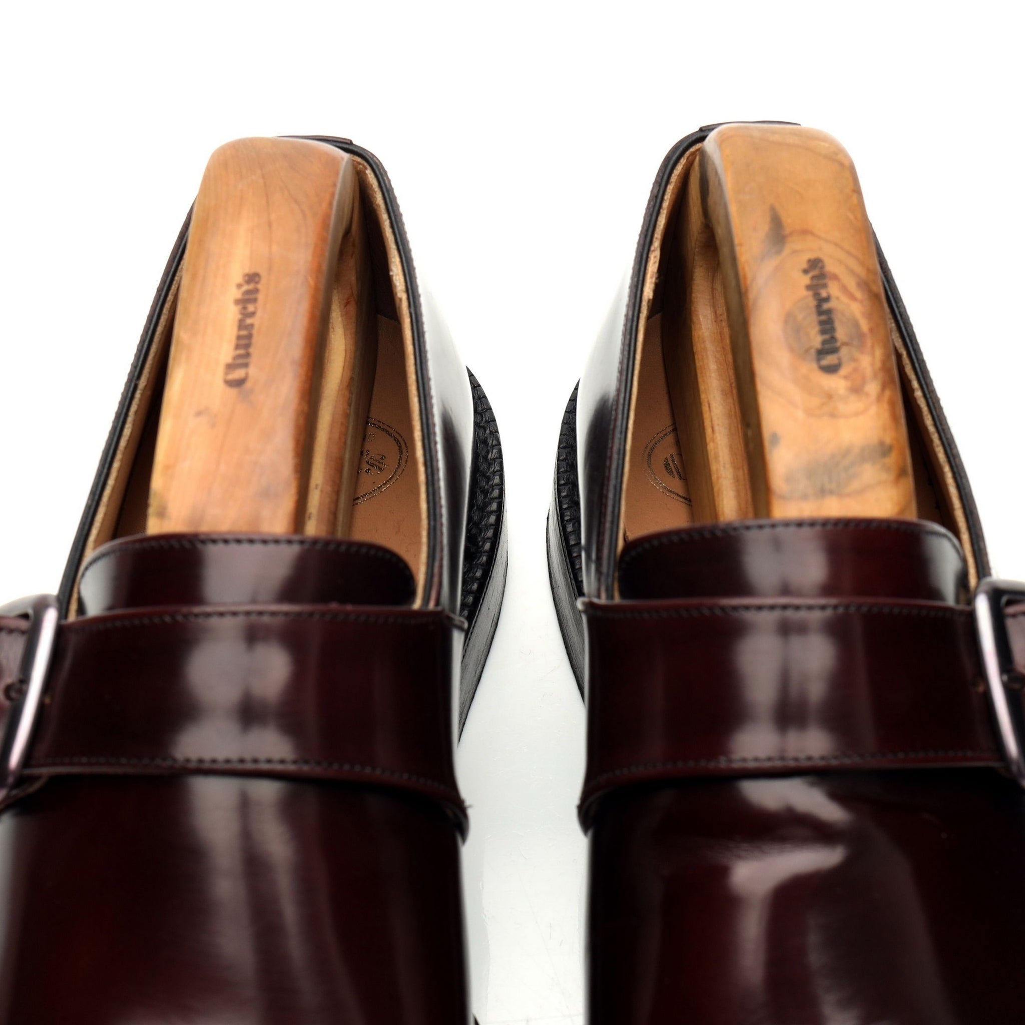 Church's Wrexham monk cuir bordeaux UK 6