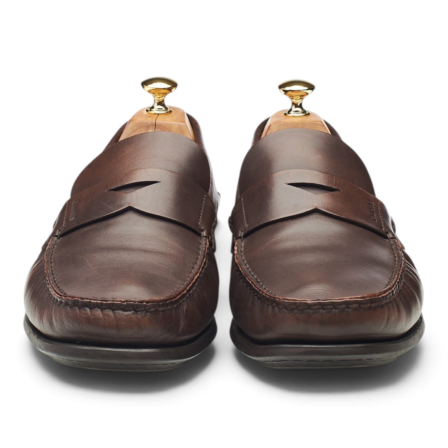 Church's Cascade mocassin cuir marron foncé UK 12