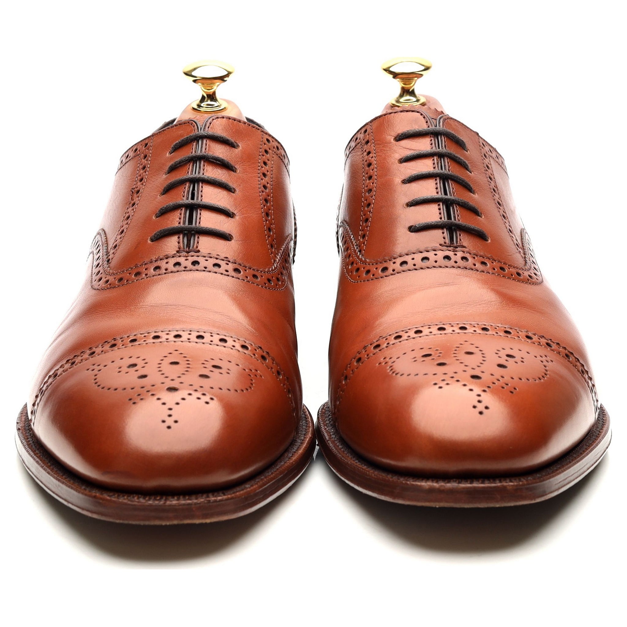 Herring Hampstead oxford brogue cuir marron UK 9.5 large