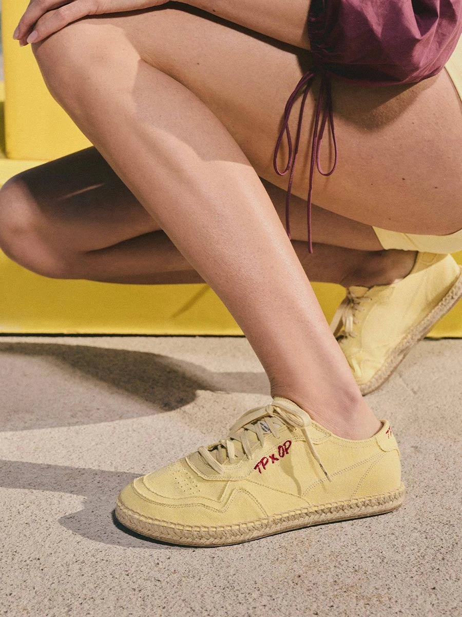Toni Pons 080Jute espadrille à lacets barefoot coton