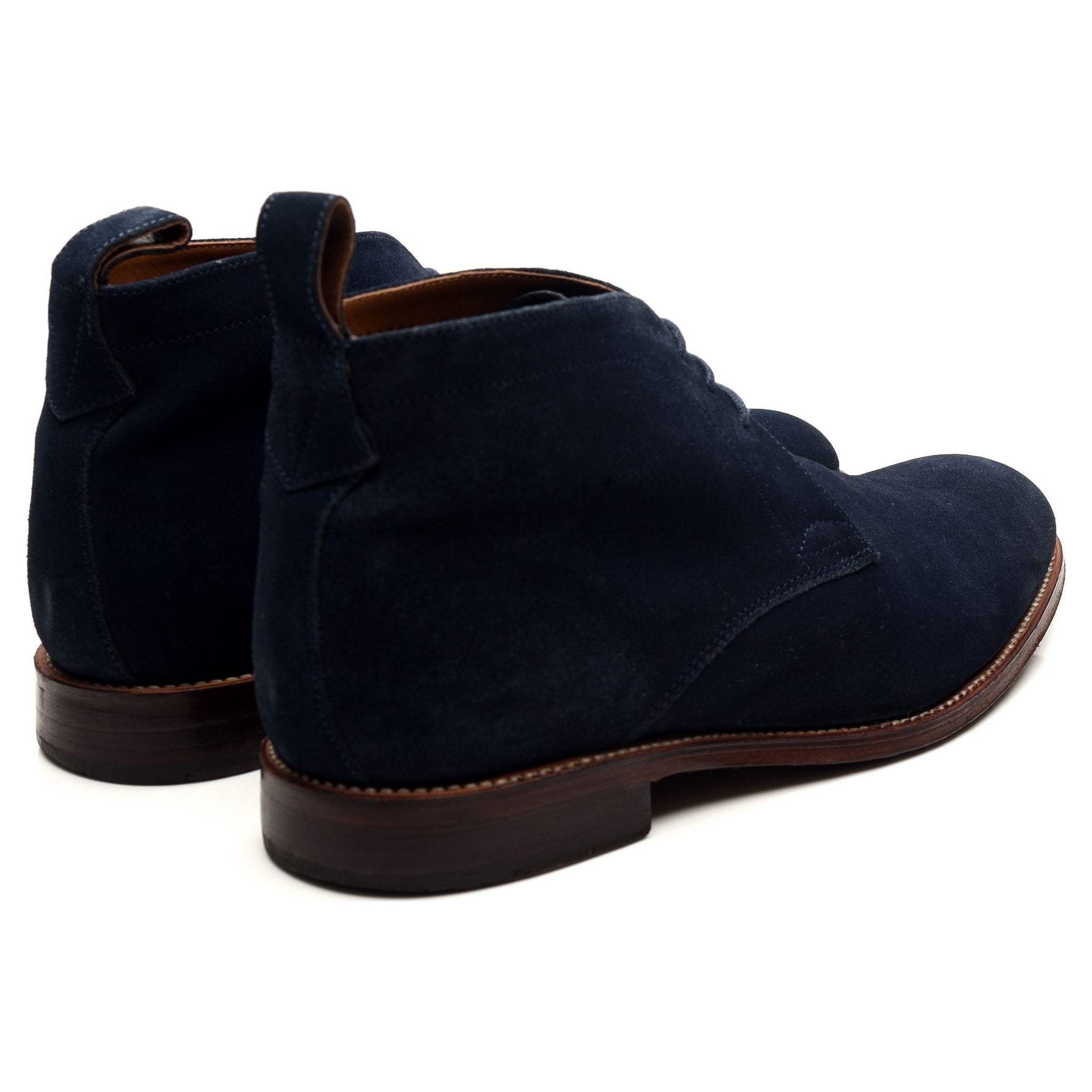 Grenson Marcus Bottines Chukka Daim Bleu Marine UK 9