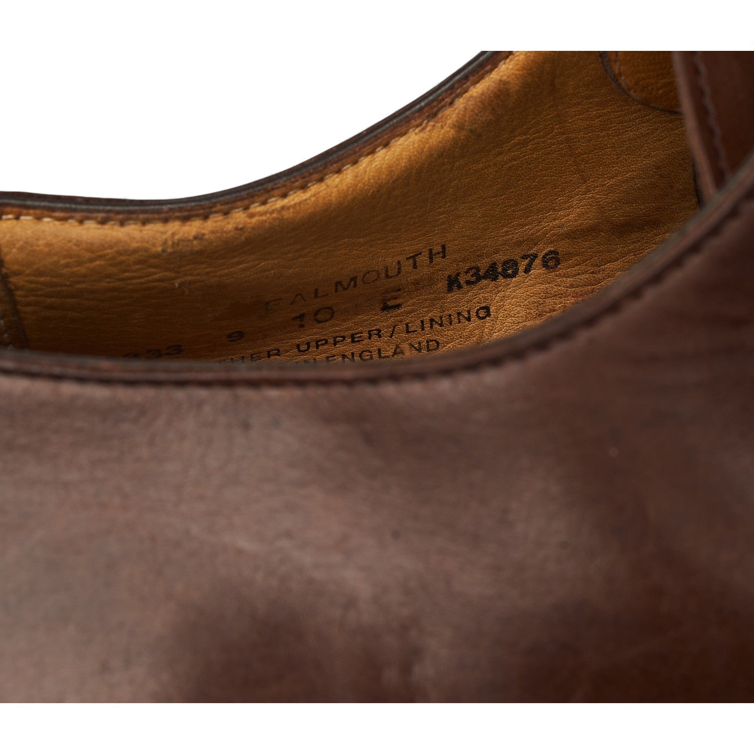 Crockett & Jones Falmouth derby cuir marron pointure 44
