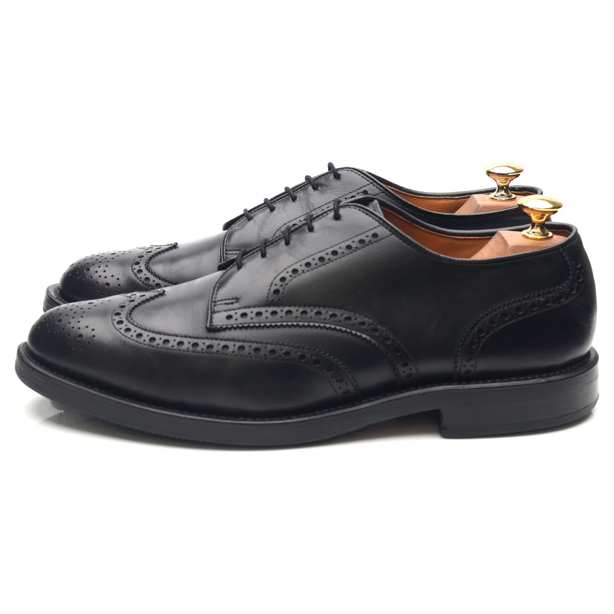 Allen Edmonds Auburn derby brogues cuir noir UK 9