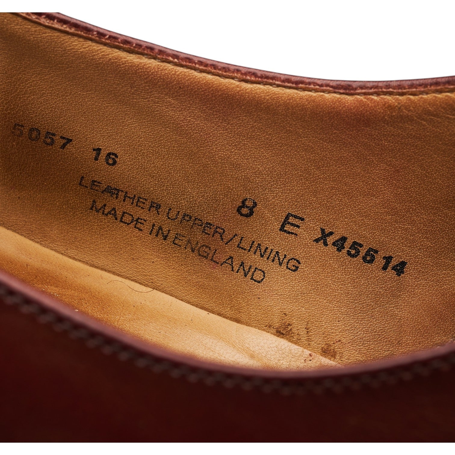 Paul Smith richelieu cuir bordeaux pointure UK 8