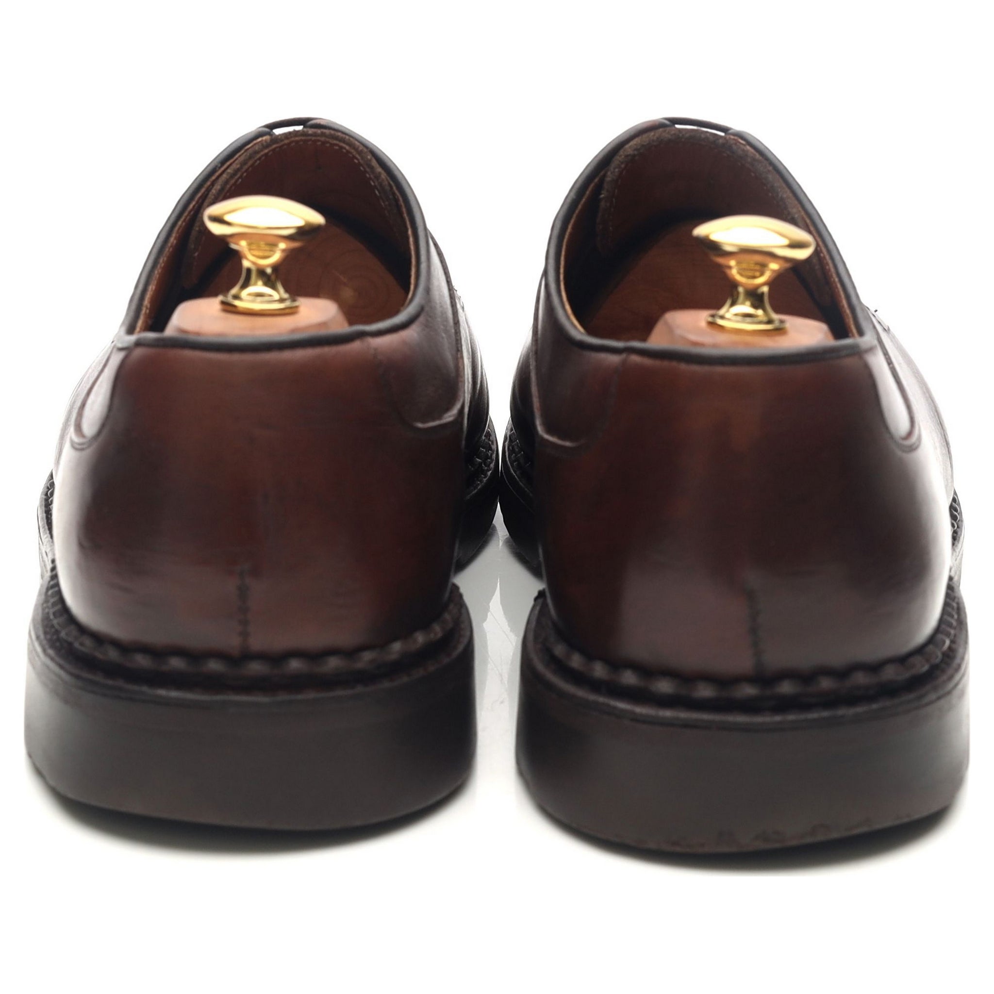 Bowen derby cuir marron foncé UK 10.5