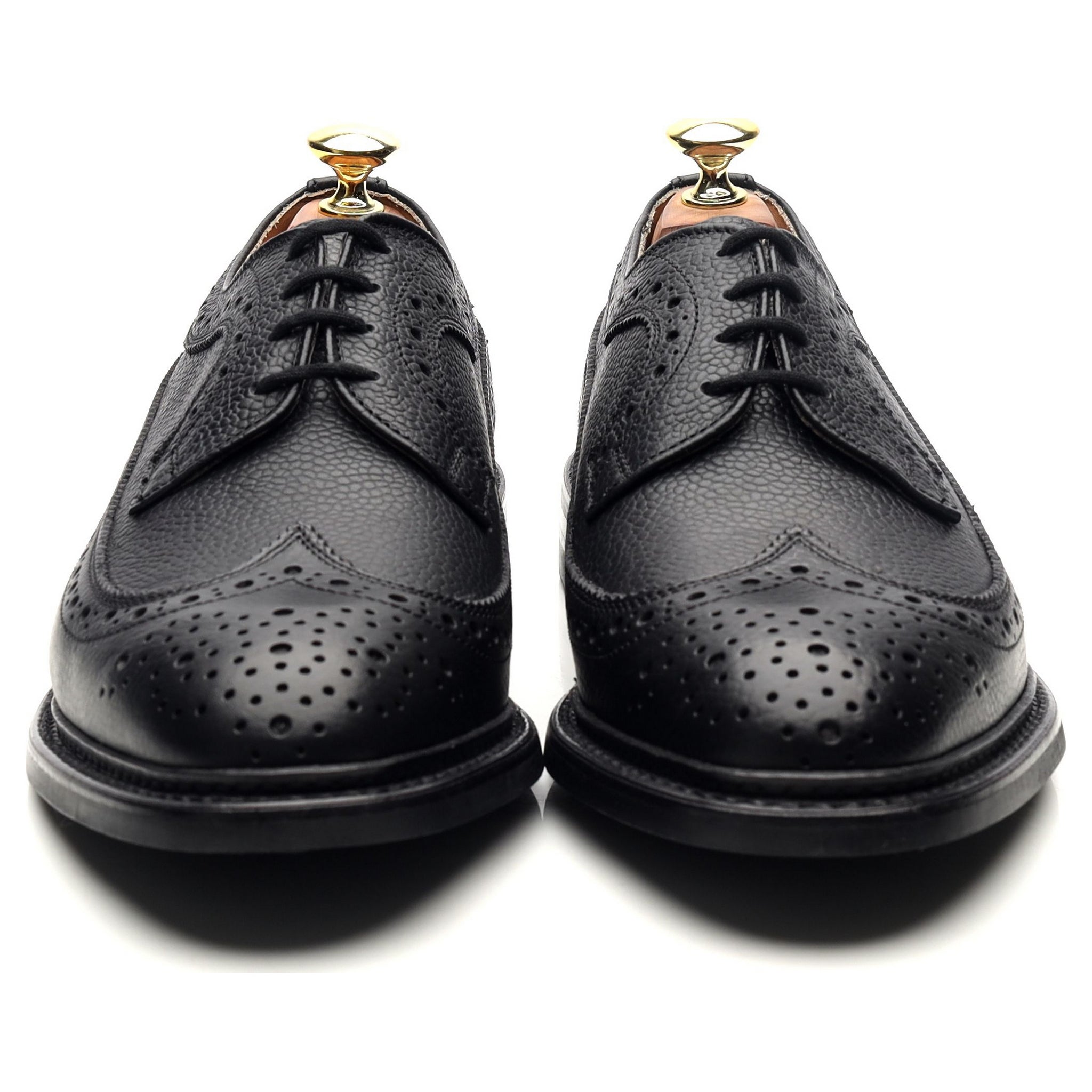 Tricker’s Fulton derby cuir noir pointure UK 7