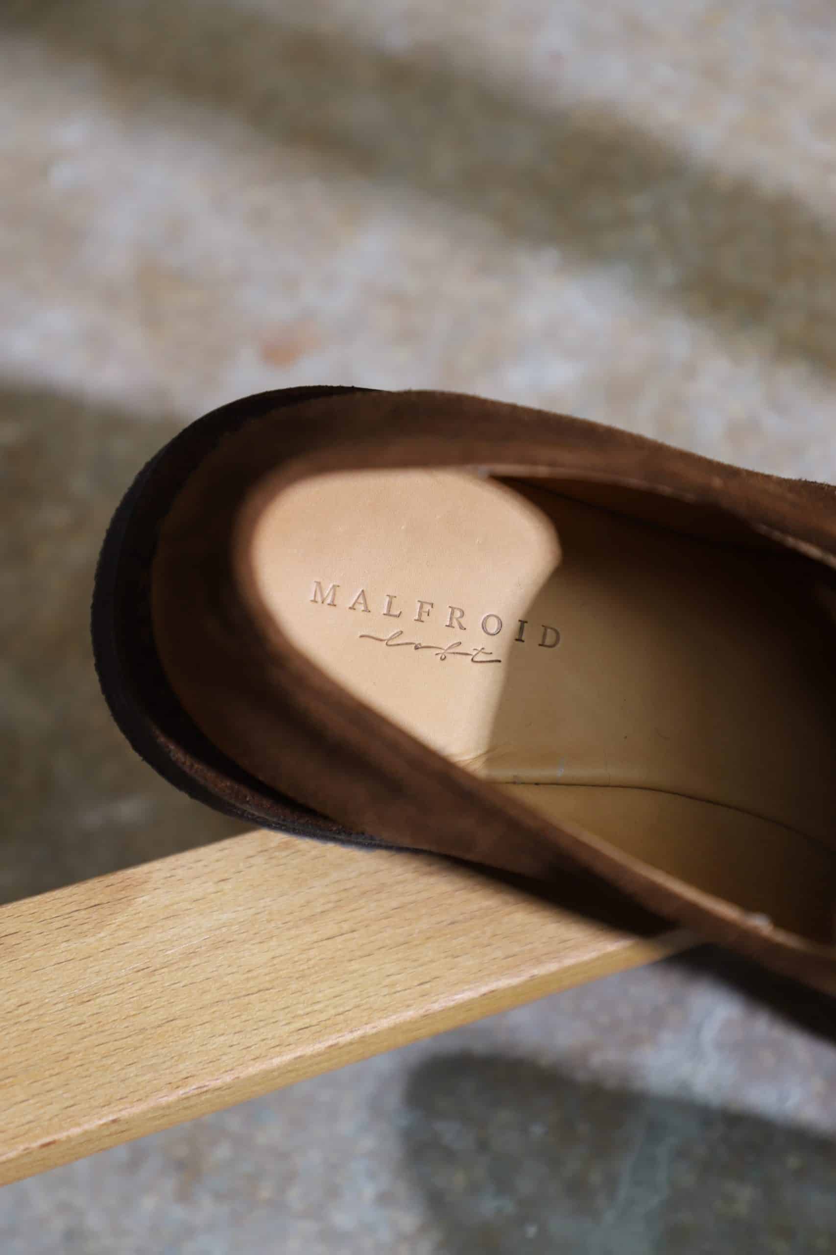 Malfroid Tilsitt Loft mocassin suède