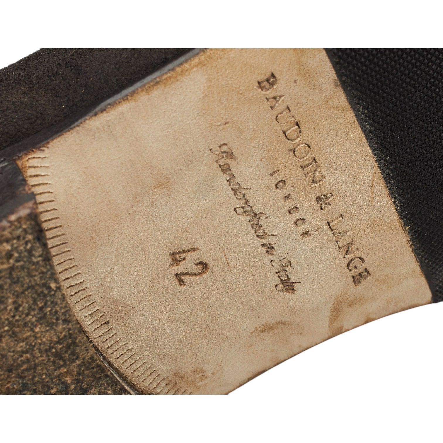 Baudoin & Lange Sagan Classic mocassin suède marron 8,5 UK