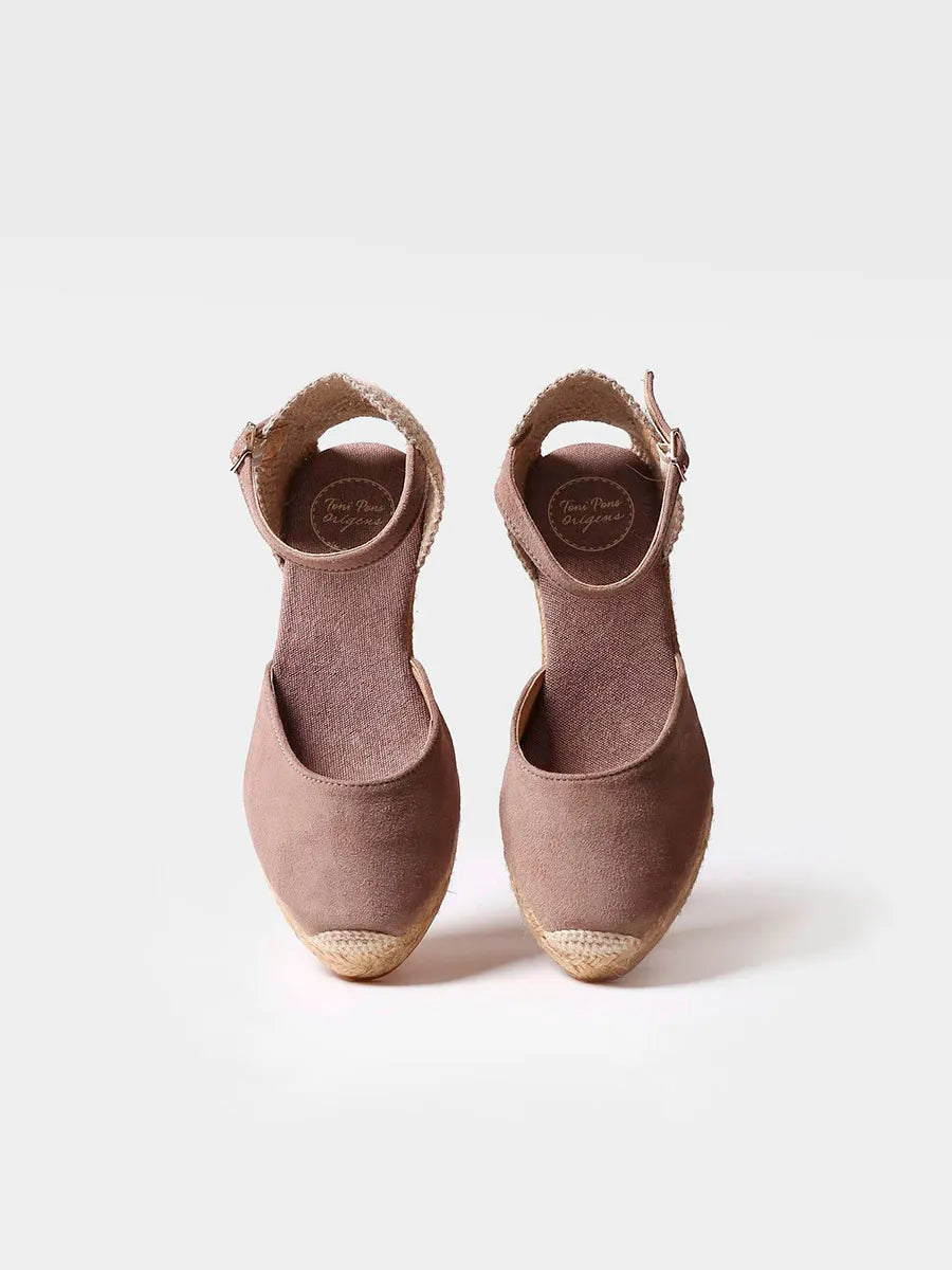 TONI PONS LLORET-5 espadrilles femme fermées taupe