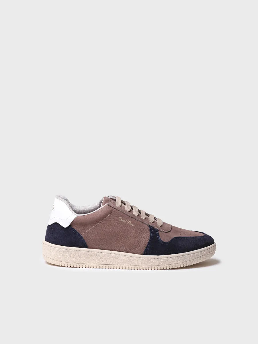 Toni Pons Dublin baskets daim taupe homme