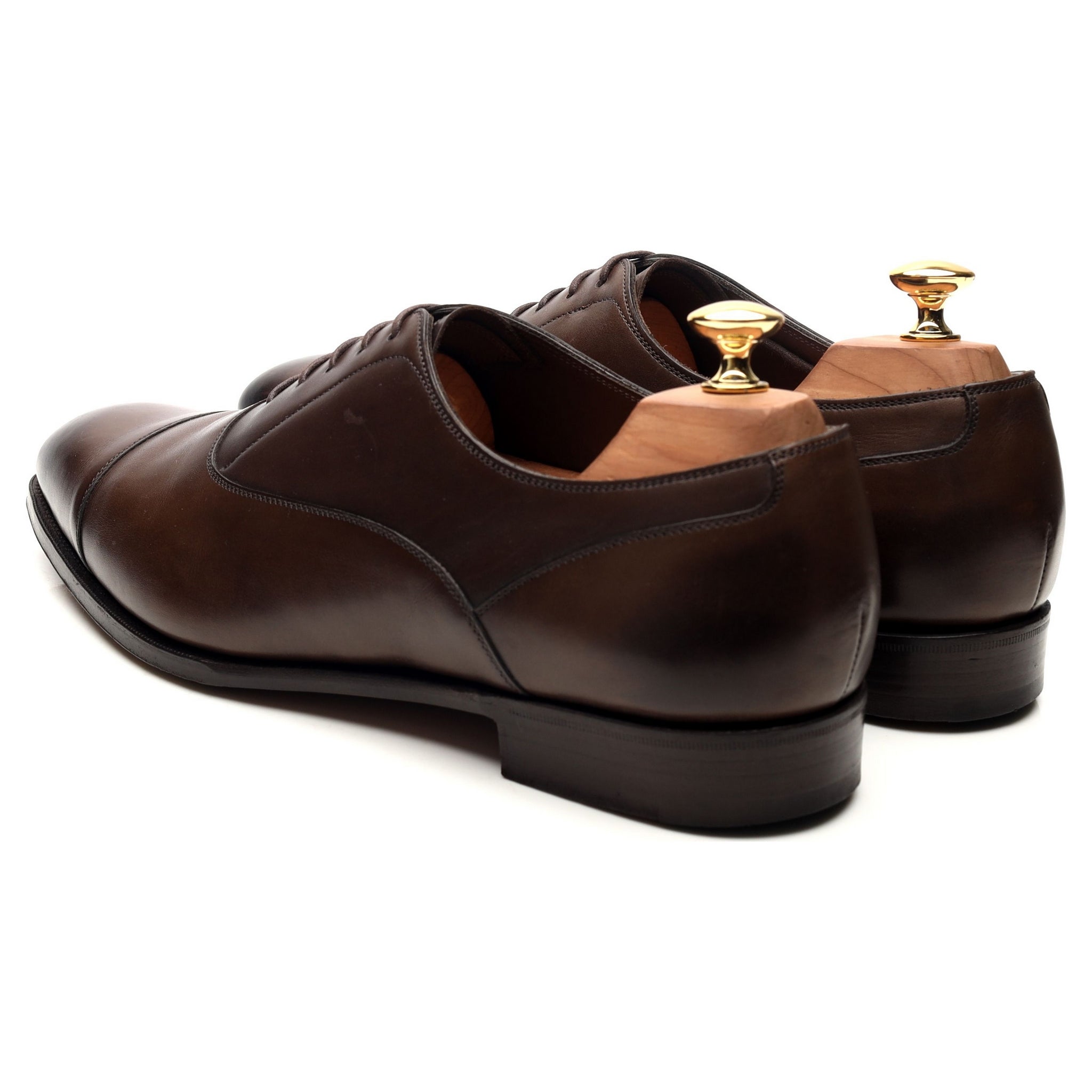 Edward Green oxford cuir marron 10 bout droit