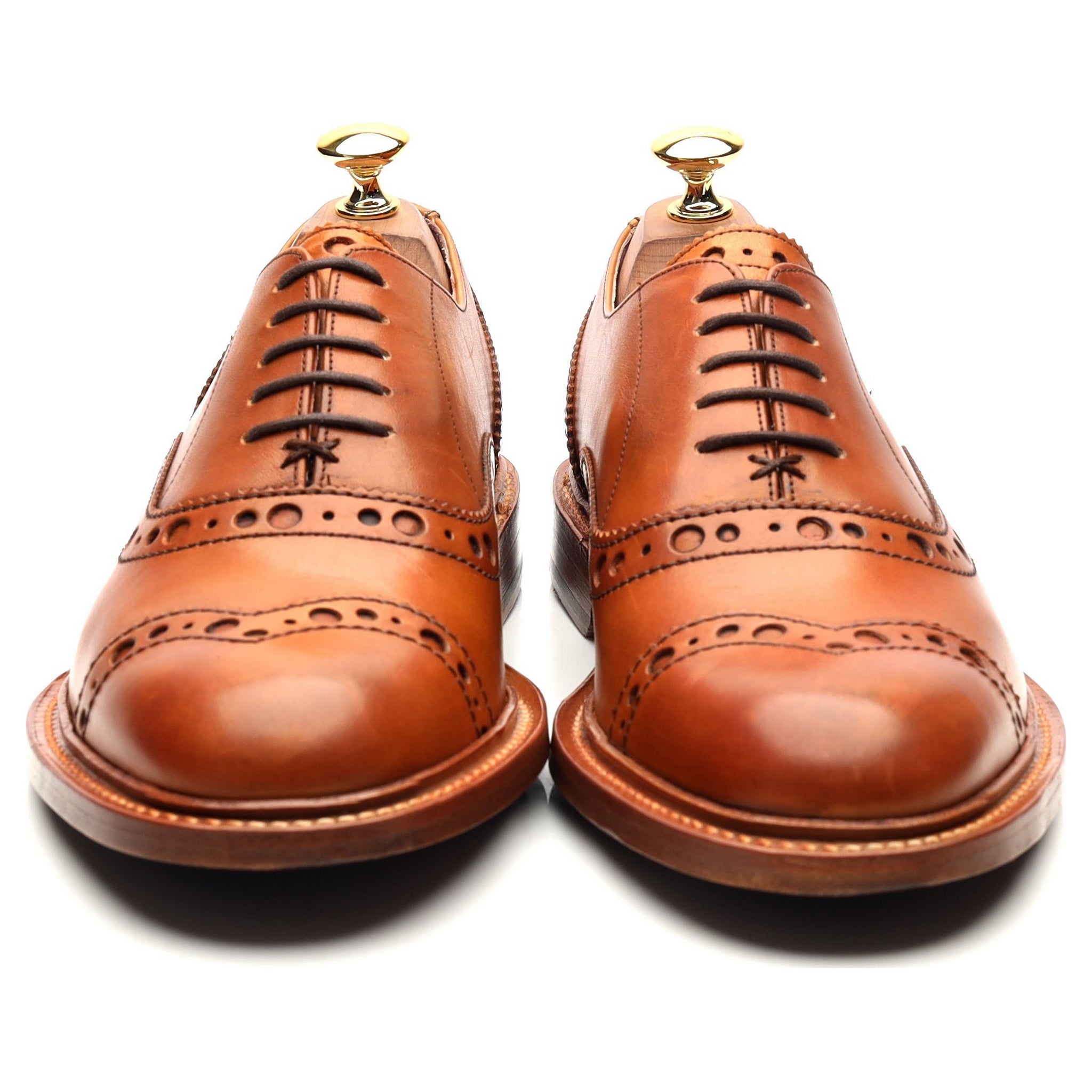 Barker richelieu brogue cuir marron pointure 39
