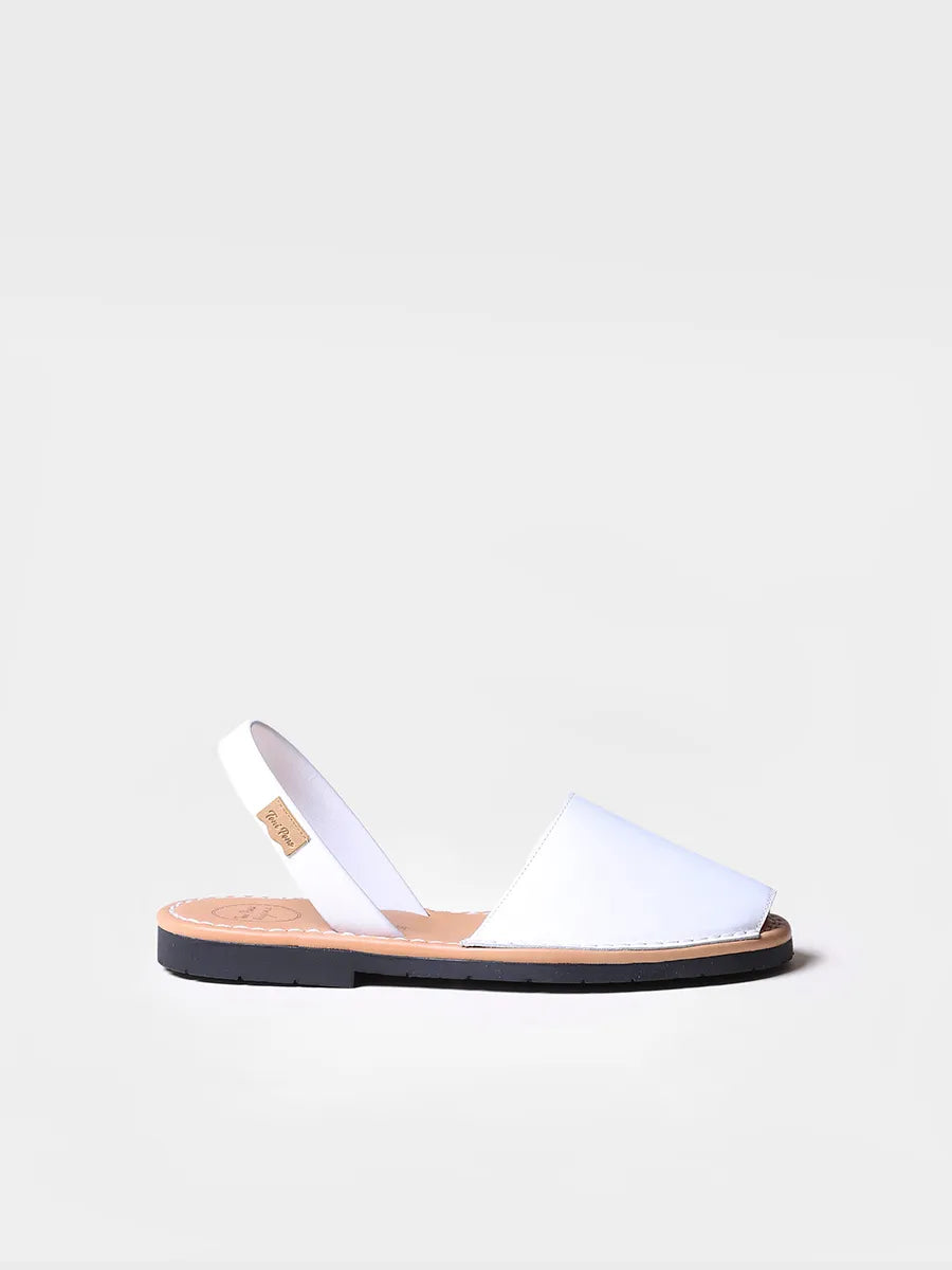 Toni Pons Mao-P minorquine cuir blanc