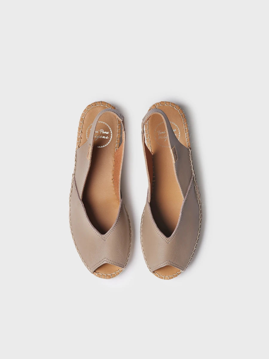 Toni Pons Bernia-P espadrille femme cuir compensée